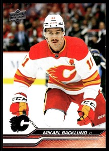 2023-24 Upper Deck Series 1 Mikael Backlund #27