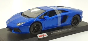 Maisto 1/18 Scale Diecast 46629 - Lamborghini Aventador Coupe - Blue - Picture 1 of 5