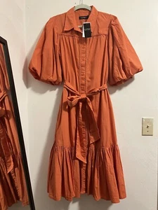 Lauren Ralph Lauren Women’s size 8 Black Label botton down Maxi Dress NWT $195 - Picture 1 of 12