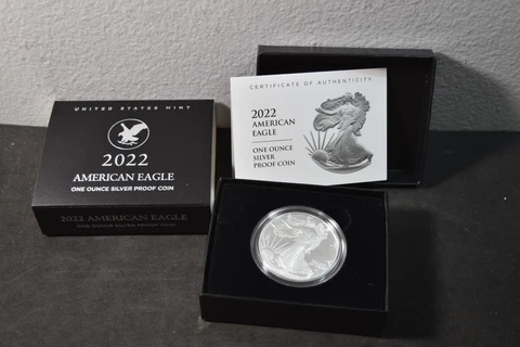 2022 S AMERICAN EAGLE TYPE 2- IN ORIGINAL PACKAGING w COA-PROOF Cover