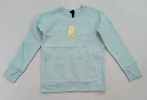 All In Motion Girl's Sweatshirt Size M (8/10) Mint Green Crewneck Pullover NEW - Picture 1 of 13