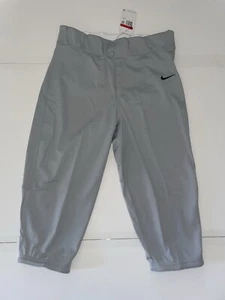 Pantaloni da baseball Nike grigi ingegnerizzati uomo taglia large L nuovi con etichetta stile mutandine - Foto 1 di 7