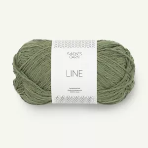 LINE von SANDNES GARN - OLIVENGRØNN (9062) - 50 g / ca. 110 m Wolle - Bild 1 von 3