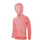 New Men sexy Tops Mesh Breathable Hooded T-shirts Long sleeve Hoodie hollow Tops
