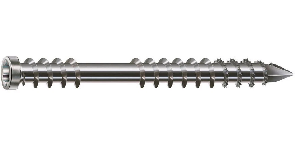 SPAX ZylKo Holzterrassenschrauben Schrauben T Star plus 5,0x40/22,5 A2 Fixgw (In - Bild 1 von 1