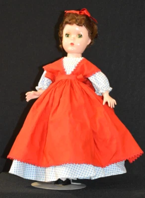 MDM. ALEX. "JO" LIT. MUÑECA MUJER, $ RECORTADA! ETIQUETA 15" VINTAGE AÑOS 50. ORIG. TRAJE. Foto 1 de 4