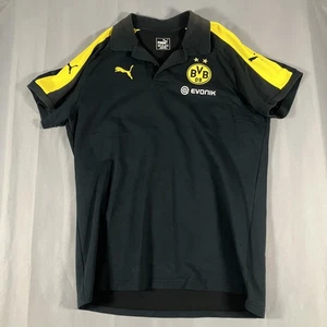 Camisa Borussia Dortmund Para Hombres XXL Negra Amarilla Fútbol Evonik Patrocinador BVB - Imagen 1 de 16