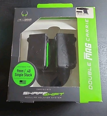 Alien Gear 枪套 9 毫米/40 卡单层双弹匣托架 — 第 1/3 张图片