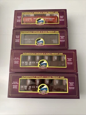 MTH Premier O Scale 4 Car Bundle - Image 1 of 4