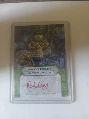 2013 Mars Attacks! Invasion Simon Bisley Autograph Card - Image 1 of 2
