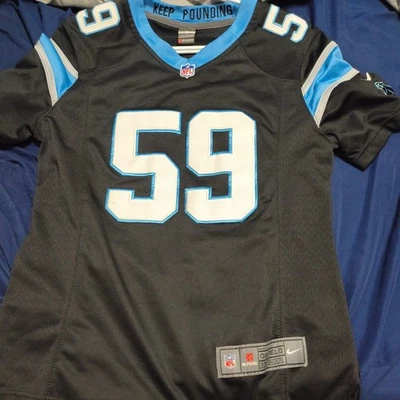 Luke Kuechly #59 Carolina Panthers Nike NFL On Field Replica Jersey XL Black New - Image 1 of 4