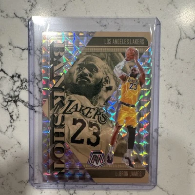 2024-25 Panini Mosaic - Lebron James Bank Shot Fast Break Silver Mosaic #18 - Image 1 of 2