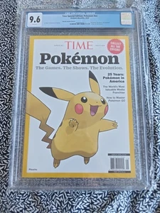 Time Magazine Pokémon 25th Anniversary Pikachu Variant Nov 1 CGC 9.6 - Picture 1 of 2