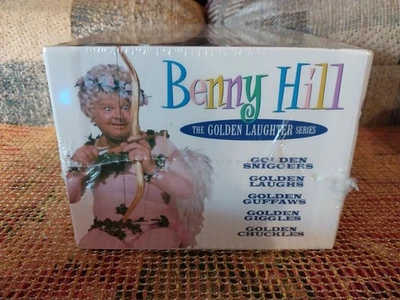 Benny Hill: The Golden Laughter Series VHS 5-Tape Gift Set NEW, Sealed - Image 1 of 4