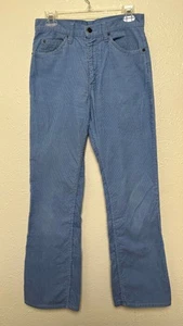 Levis 517 1512 Pants Mens 30x32 (29x31) Blue Corduroy Bootcut Flare Bell Vintage - Picture 1 of 18