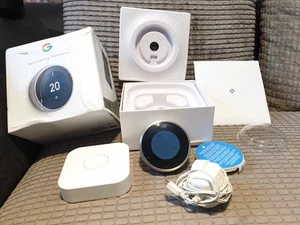 Google Nest Learning Thermostat (2d Generation) - White Edition . k 1 - Picture 1 of 9