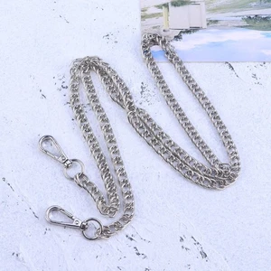  Borsa a tracolla in metallo tracolla catena con fibbie per borsetta borsetta tracolla - Foto 1 di 11