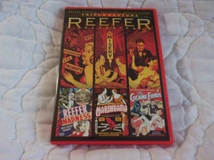 REEFER MADNESS CLASSICS TRIPLE FEATURE DVD MARIHUANA THE COCAINE FIENDS 30'S B&W - Picture 1 of 8