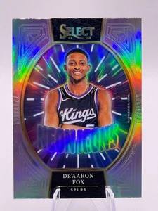 2024-25 Panini Select Neon Icons #22 - DeAaron Fox (Silver Prizm) - Bild 1 von 6