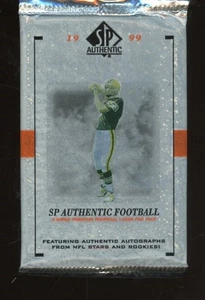 4 PACK LOT 1999 UPPER DECK SP AUTHENTIC FOOTBALL SEALED (5 CARDS PER PACK) - Picture 1 of 2