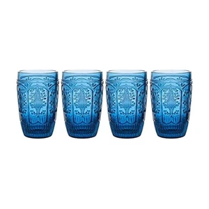 Vasos Fitz and Floyd Caballete Highball, Juego de 4, Azul - Imagen 1 de 7