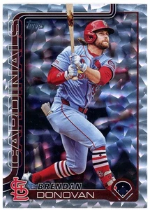Brendan Donovan | Silver Crackle | 416 | 2025 Topps | Series two | OF | Cardinal - Bild 1 von 2
