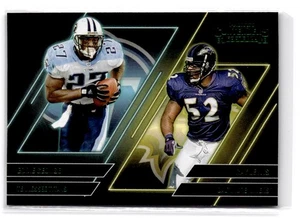 2022 Panini Contenders Eddie George Ray Lewis #CS-GL Contenders Series Emerald - Picture 1 of 2