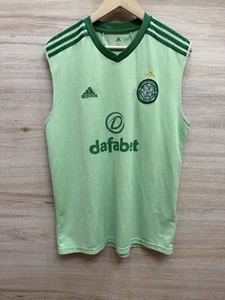 REPLICA Adidas Celtic FC 2020 Away Sleeveless Jersey Top Mens Size XL - Picture 1 of 12