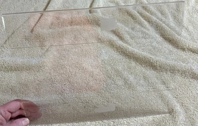 Clear Acrylic Display Shelf or Sign Holder Panel – 8.5 x 11 - Image 1 of 3