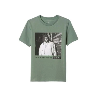 Nueva Camiseta The Notorious BIG Gap Niños Talla Mediana (8) Rap Hip Hop Biggie Pequeña Foto 1 de 2