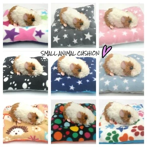 *FLEECE BACK**CUSHION, PILLOW,GUINEA PIG BED LAP PAD ,PADDED, HEDGEHOG 10" x 10" - Picture 1 of 10