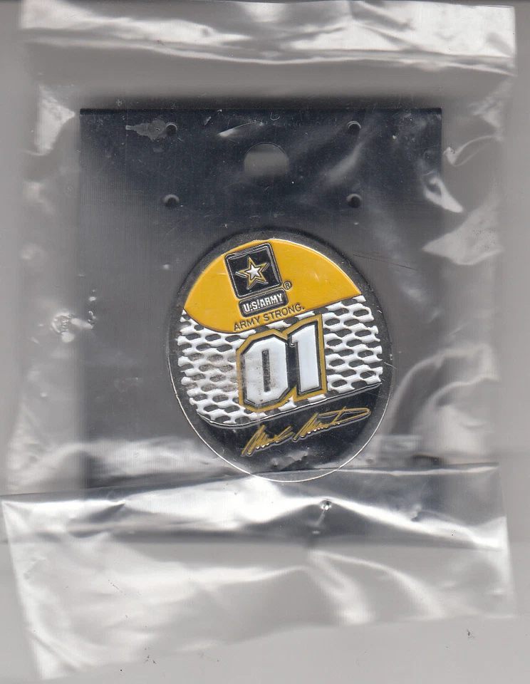 U.S. ARMY Racing - Army Strong Pin - 01 MARK MARTIN - New in Package  - Image 1 of 1