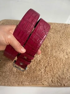 Cinturón de cuero genuino de piel de lujo sin articulaciones para hombre para hebilla de pasador - Imagen 1 de 9