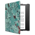Slim Fit Floral PU Leather Smart Cover for Kindle Oasis 9th 10th Generation