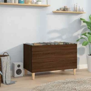 Mobile Porta Dischi Rovere Marrone 74,5x38x48 Legno truciolato - Foto 1 di 8