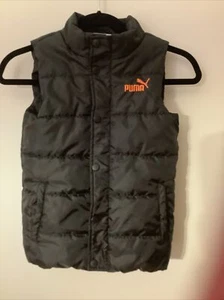Puma Boys Girls Puffer Vest Size 8, Color: Black - Picture 1 of 4