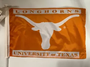 Banderas de autos Longhorns de la Universidad de Texas - Imagen 1 de 5