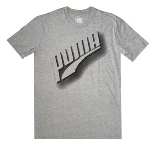 Puma Herren Tilted Fade Logo Tee T-Shirt (L, Medium Gray Heather) - Bild 1 von 1