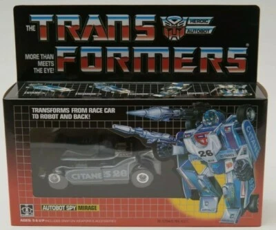 TRANSFORMERS G1 MIRAGE AUTOBOT Ristampa - Immagine 1 di 3