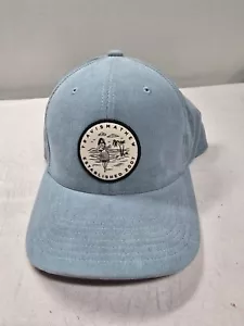 Travis Mathew Golf Mens Blue Waves For Days Stretch Fit Snapback Hat New - Picture 1 of 4