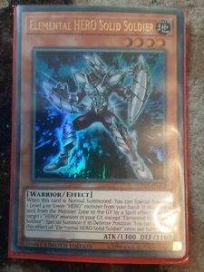 3x ELEMENTAL HERO SOLID SOLDIER YU-GI-OH! ULTRA RARE CT15-EN003 - Picture 1 of 1