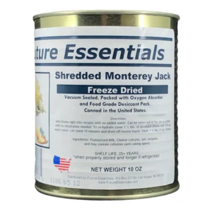 Future Essentials Long Storage Emergency Food Shredded Monterey Jack Cheese - Picture 1 of 7