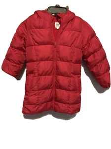 Gap Kids Girl’s Hot Pink Puffer Winter Coat Jacket Size S (5-7) Skinny - Picture 1 of 11