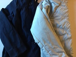 Girls Coats Jackets Size Large XL 14 Xersion Children's Place Navy Light Blue - Picture 1 of 12