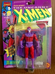 Marvel The Evil Mutants Uncanny X-Men Magneto Figure With Trading Card 1993 - Picture 1 of 2