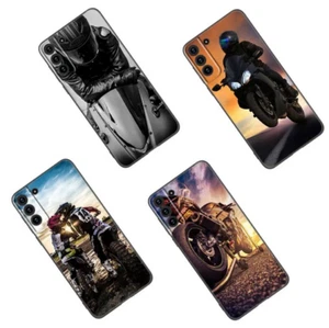 Moto Cross Motorcycle Bike Coque Cover Case For Samsung Galaxy S25 S24 S23 S22 A - Zdjęcie 1 z 8
