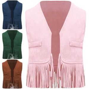 Baby Boy Girl Western Cowboy Vest Halloween Cowboy Costume Photography Waistcoat - Picture 1 of 57