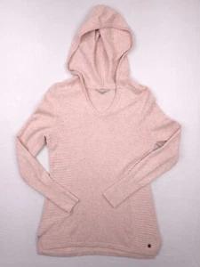 Royal Robbins Sweater Womens Medium Pink Highlands Hoody Merino Tunic Pullover - Picture 1 of 14