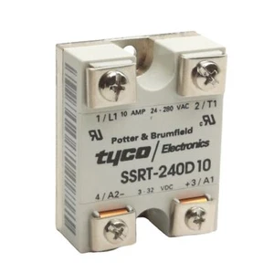 Potter & Brumfield SSRT-240D10 Relay 10A 280VAC SPST Contact 3-32VDC Control - Picture 1 of 5