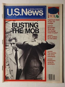 Iconic Busting The Mob / Mafia Issue Of U.S. News & World Report (Sept. 1986) - Foto 1 di 1